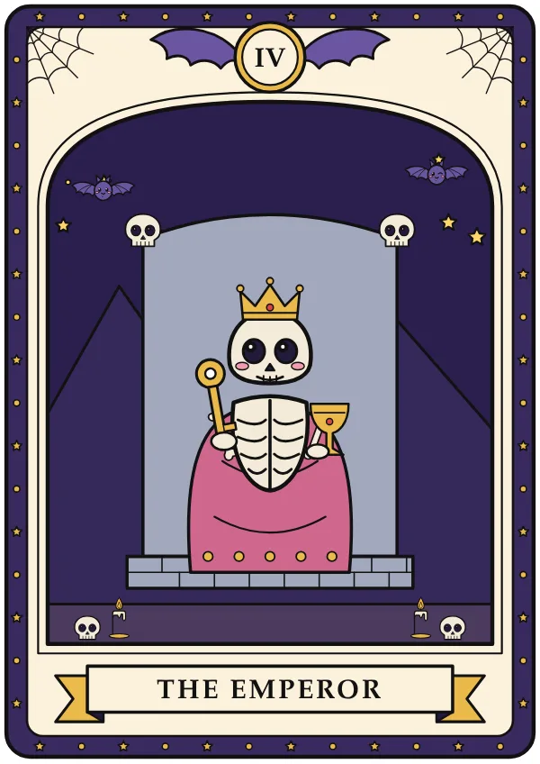 The Emperor tarot card