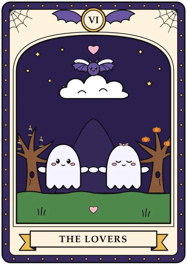 The Lovers tarot card