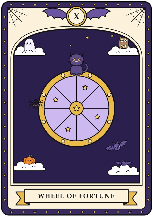 Wheel of Fortune tarot card